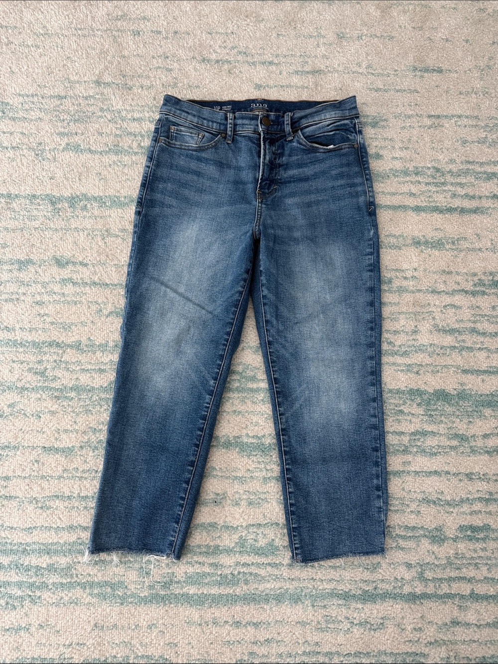 A.N.A. High rise Straight-Leg crop Jeans